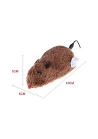 Resim Kurmalı Kedi Eğitim Oyuncağı Tüylü Peluş Fare Yakalama İnteraktif Sevimli Eğlenceli Oyuncak 5570 