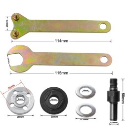 Resim Depolife Matkap İçin Disk Bağlama Adaptörü Anahtarlı Disk Bağlama Montaj Vidası Daire Disk Somunlu Aparat 