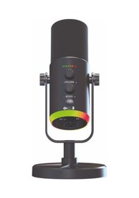 Resim Torima YU7 USB XLR Çift Çıkışlı Oyuncu Mikrofonu Siyah 