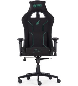 Resim Hawk Gaming Chair Fame Emerald Kumaş Oyuncu Koltuğu 