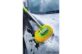 Resim Özbience Araba Yıkama Fırçası ve Paspas Jant Temizleme Seti, 1 Adet Yedek Bezli 