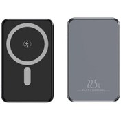 Resim schitec 22.5W Magsafe Kablosuz 5000mAH Powerbank Alüminyum 