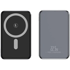 Resim schitec 22.5W Magsafe Kablosuz 5000mAH Powerbank Alüminyum 