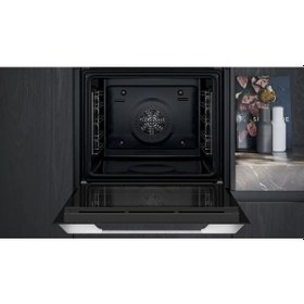 Resim Siemens HU717ABV0T Buhar Destekli Ankastre Fırın Beyaz 