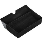 Resim Tesla Model S/x 2012-2019 İçin Karbon Fiber Orta Konsol Çekmece Tepsisi Saklama Kutusu - Huiliang 