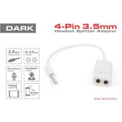 Resim Dark 3.5mm dk-cb-auc03 Kulaklık Mikrofon Ses Dönüştürücü Kablo 