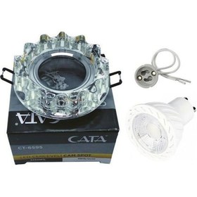 Resim Karanfil Led Çerçeveli Kristal Cam Spot Ct-6595 Led Diğer 