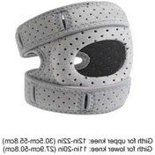 Resim Fastbuy Conventions1 Patellar Sabitleyici Dizlik Diz Rölyef Destek Korsesi Elastik Brace Gri 
