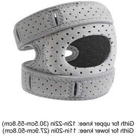 Resim Fastbuy Conventions1 Patellar Sabitleyici Dizlik Diz Rölyef Destek Korsesi Elastik Brace Gri 
