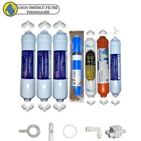 Resim Pemax Water Solutions Swun chyan Kapalı Kasa Su Arıtma Sertifikalı 7'li B12Alkali-Mineral Vontron Helixfil 4000 TDS Mebran 