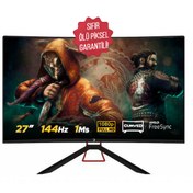 Resim Gamepower GPR27C1MS144 27'' 1 MS 144 Hz FreeSync VA Panel Curved Monitör Gamepower