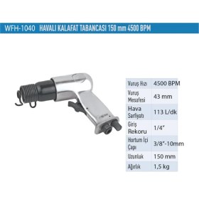 Resim Wufu WFH-1040 150 mm Kalafat Tabancası 