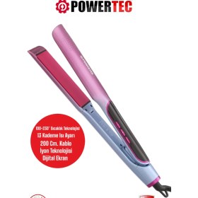 Resim Powertec TR-2830 Seramik Iontech Saç Düzleştirici 