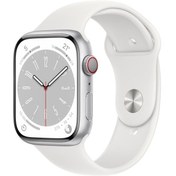 Resim Apple Watch Series 7 Cellular 45mm Beyaz 