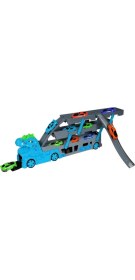 Resim Smilechild Toys 3 Katlı 3 Arabalı Tır Garaj Otopark Yarış Pisti Eğitici Oyun Seti Transporter Tır 