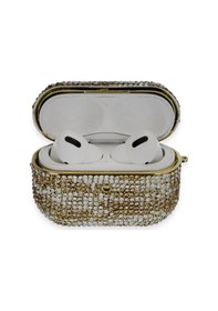 Resim Newface Apple, Uyumlu AirPods Pro 2 2.nesil Klor Taşlı Kılıf - Desen 6 