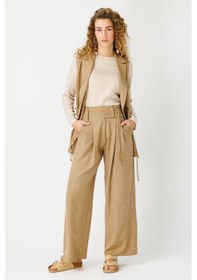 Resim Esswaap Yelek Bluz Pantolon Takım Camel-camel Camel 