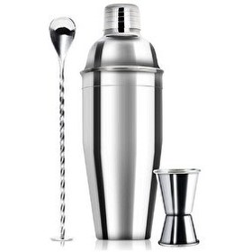 Resim Vosco 750 ML 3 Parça Kokteyl Seti Shaker 