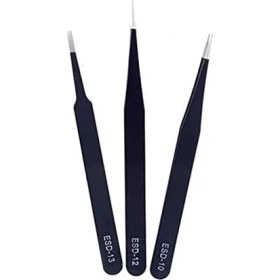 Resim AyrStore 3 Parça Antistatik Cımbız Seti (10-12-13) 