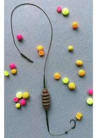 Resim Feeder Kurşunlu Leadcore'lu Sazan Takımı - Çift Sarı Esp Mısır 