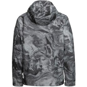 Resim Quiksilver Mission Printed Erkek Gri Snowboard Ceketi 