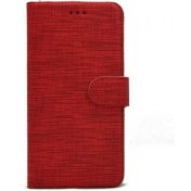 Resim Apple iPhone X XS Kartvizitli Exclusive Spor Cüzdan Kırmızı Kılıf Gpack