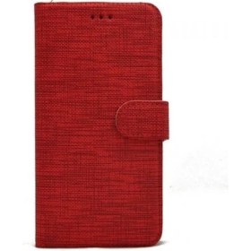 Resim Apple iPhone X XS Kartvizitli Exclusive Spor Cüzdan Kırmızı Kılıf 