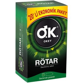 Resim Okey Rötar Prezervatif 20'li 