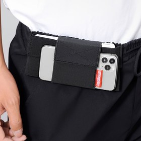 Resim Spor Görünmez Cep Telefonu Bel Çantası Erkekler Taşınabilir Bel Çantası Kadınlar Için Açık İş Esnek Cep Telefonu Çantası Çok Katmanlı Depolama Çantası 