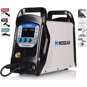 Resim Mosdar Mıg 200 Çanta Tipi Gazlı ve Gazsız Gazaltı Kaynak Makinası 220 Volt 