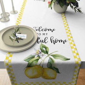 Resim Evmila Limon Desenli Runner Modeli - 40x140 cm 