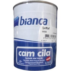 Resim Bianca Cam Cila Sentetik Parlak Parke Verniği Mat 0.75 Lt 