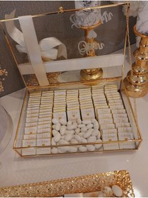 Resim ARMAĞAN BEBEK NİKAH ŞEKERİ Kiz Isteme Cikolatasi,kız Isteme Çicegi,cam Kutu Çikolata 