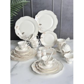 Resim Rossev Kahvaltı Takımı Palace 42 Parça 6 Kişilik 