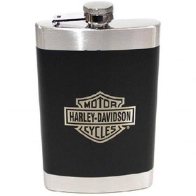 Resim Harley Davidson Matara 5 Oz 147 Ml İçecek Viski Konyak Matarası Siyah 