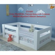 Resim Ninnimo Montessori Y19 70x140 Yatak Uyumlu Beyaz Karyola 