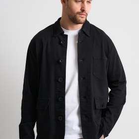Resim Alexander Gardi ALEXANDERGARDI Düğmeli Cep Detaylı Erkek Denim Ceket (EC-J53-01) 