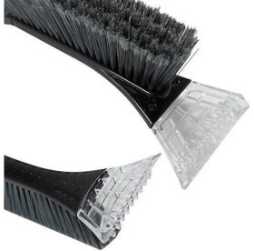 Resim Titiz Sünger Saplı Uzun Araç Camı Buz Kazıyıcı Fırçalı Temizleyici 