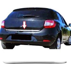 Resim Dacia Sandero Krom Bagaj Alt Çıta P.çelik 2008-2012 Arası 