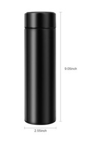 Resim Fastbuy 480ml Pembe Akıllı Led Sıcaklık Gösteren 304 Çelik Isı Yalıtımlı Seyahat Okul Su Bardağı 