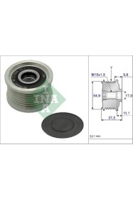 Resim Alternatör Rulmanı Fıat Ducato 2.3d 15 