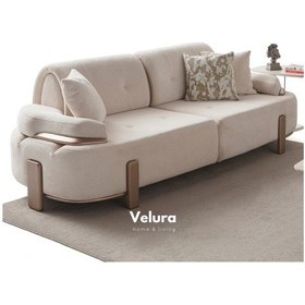 Resim Aras 3'lü Kanepe & Üçlü Koltuk Krem 