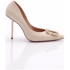 Resim Dgn 4532 Kadin Topuklu Ayakkabi 4532-2446-R1806 Ten Rengi 