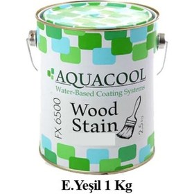Resim Aquacool Su Bazlı Dış Mekan Verniği E.Yeşil 1 Kg 