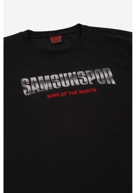 Resim Samsunspor Kıng Of The North T-shırt Siyah 