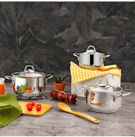 Resim Özlife 517 Ada 3 Lü Güveç Set- 