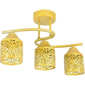 Resim Plafonyer Modern S Model Gold Avize İ 