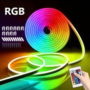 Resim LQHZMYY Tek Renk RGB Neon Şerit Işığı USB ile, 5V Güvenli DC, 24 Düğmeli Uzaktan Kumanda, IP65, Ayarlanabilir Parlaklık, Canlı Renkler, Sevgililer Günü ve Parti Süslemeleri için İdeal, Şenlikli Aydınlatma, Uzaktan Kumandalı Işıklar, Uzaktan Kumandalı Işık 