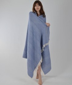 Resim Mavi Müslin Peştemal 