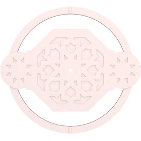 Resim MOTİFPİYER Motifpiyer Lamba Tavan Göbeği 14-sekizgen-yuvarlak-dis-cital 